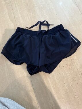 lululemon athletica Navy Blue Athletic Shorts with Liner